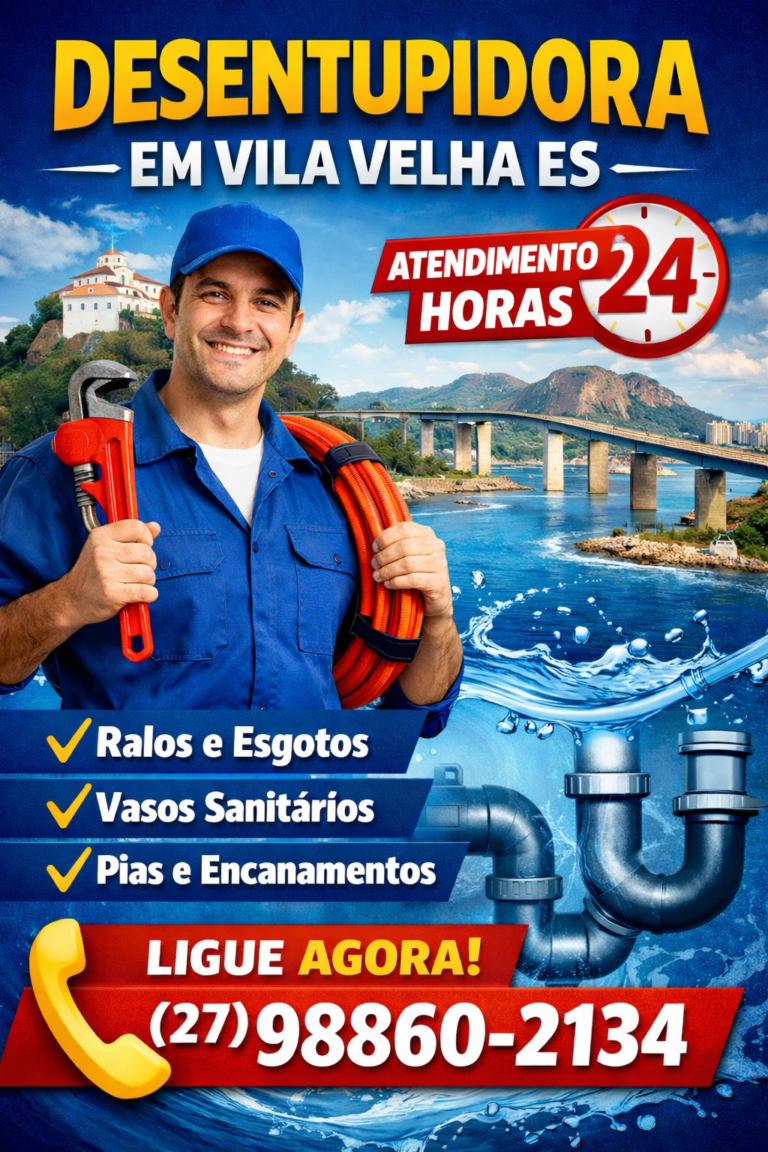 DESENTUPIDORA EM VILA VELHA 24 HORAS