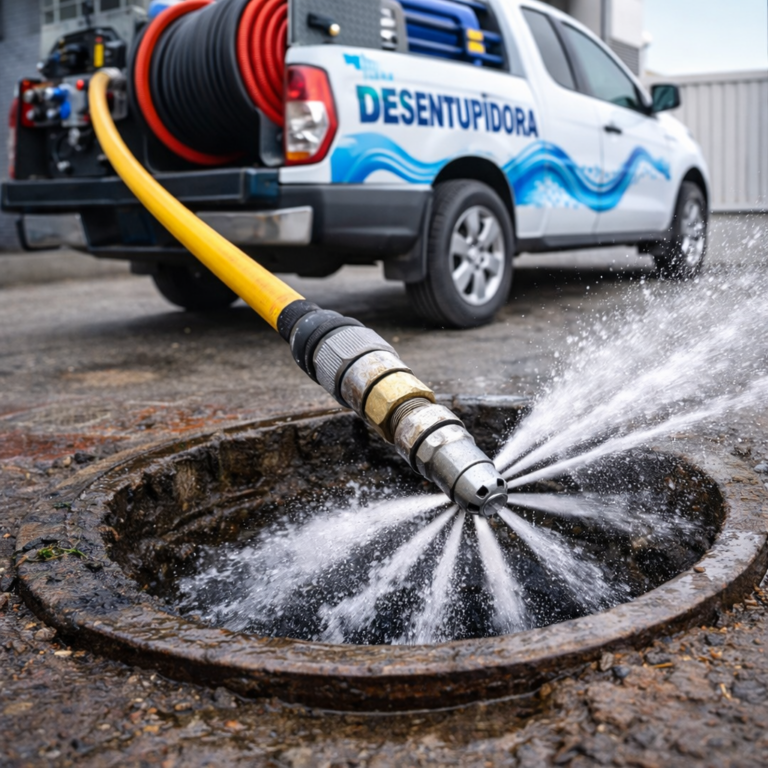 carro de hidrojateamento da desentupidora em vitória es